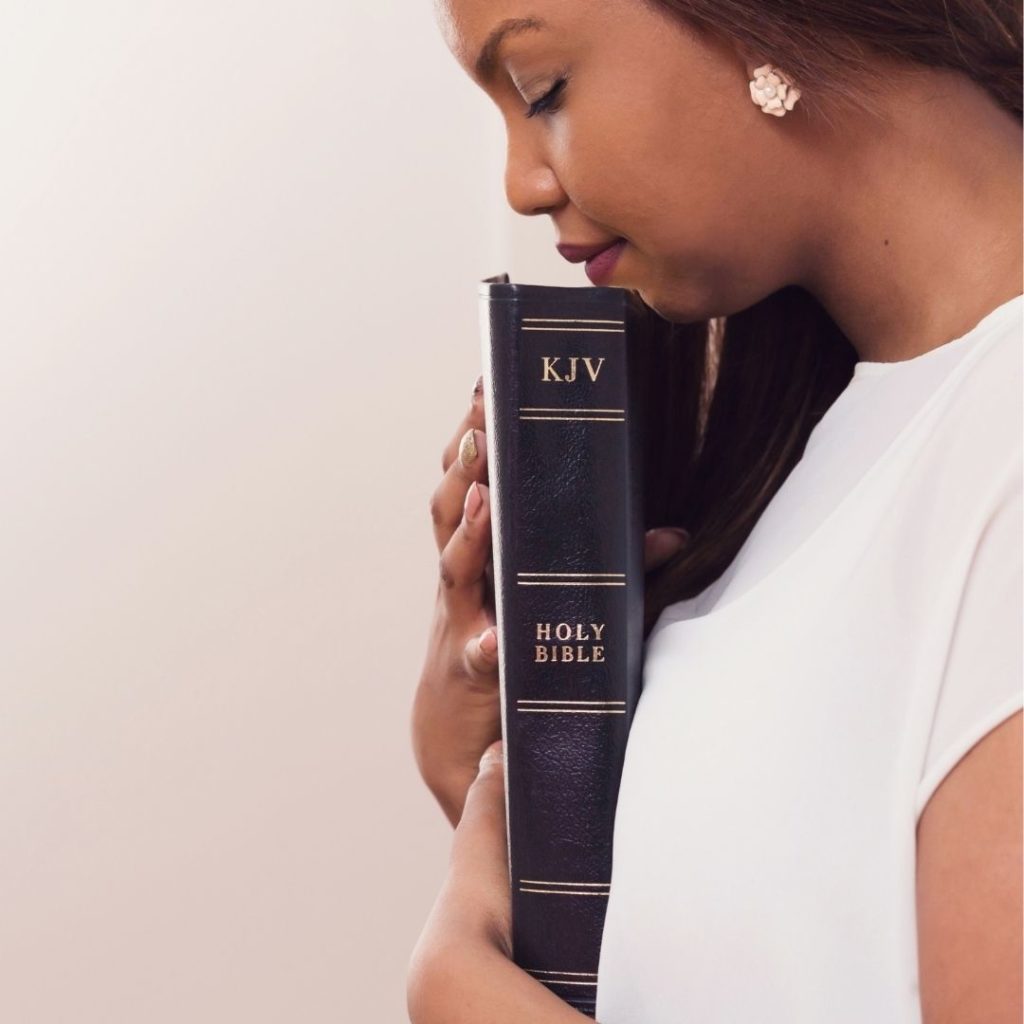 black woman with Bible
